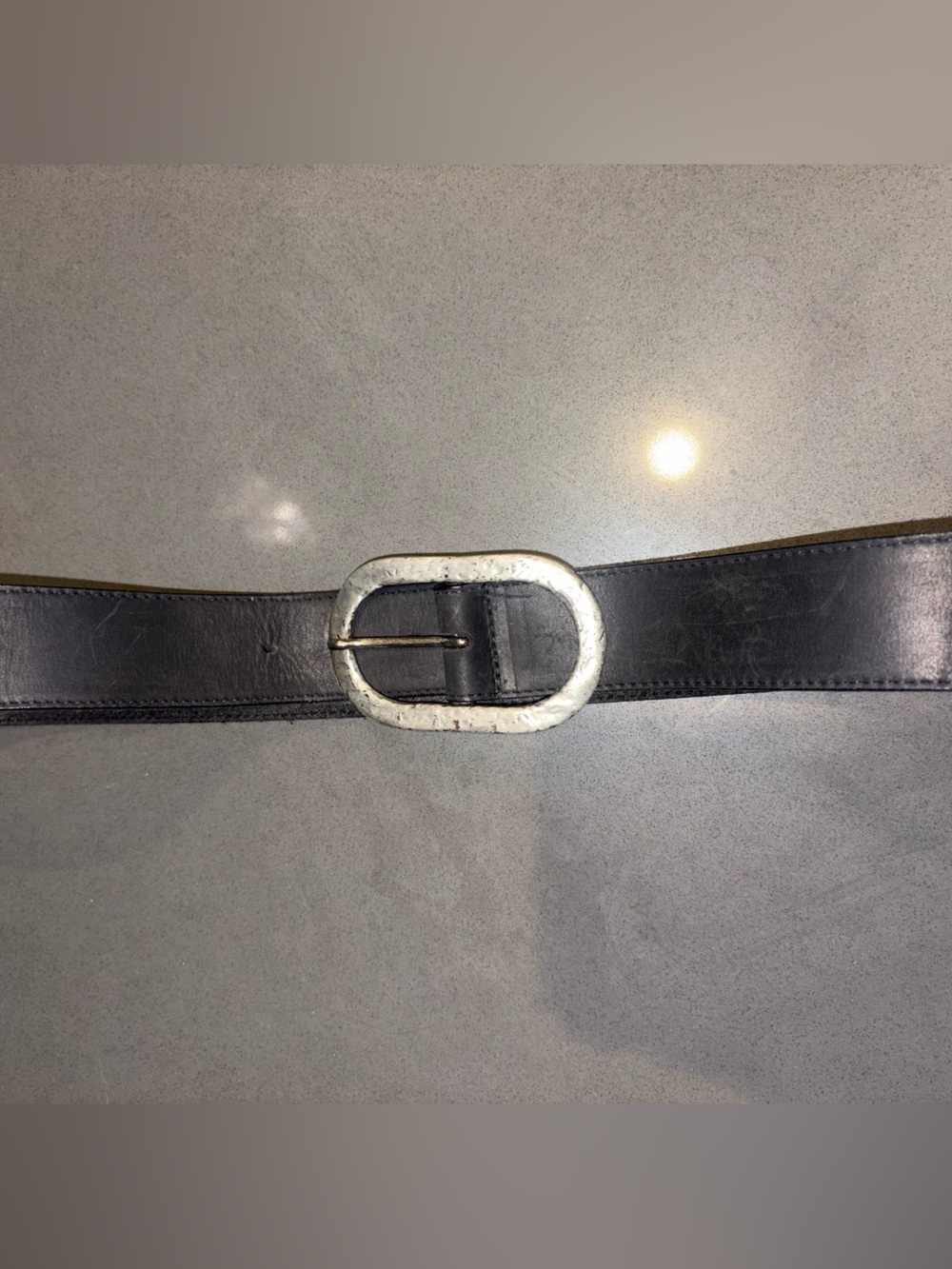 Leather Rock belt- woman’s- size 34